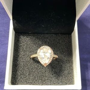 Pandora Rose Radiant Teardrop Ring Size 7 Pandora Size 54